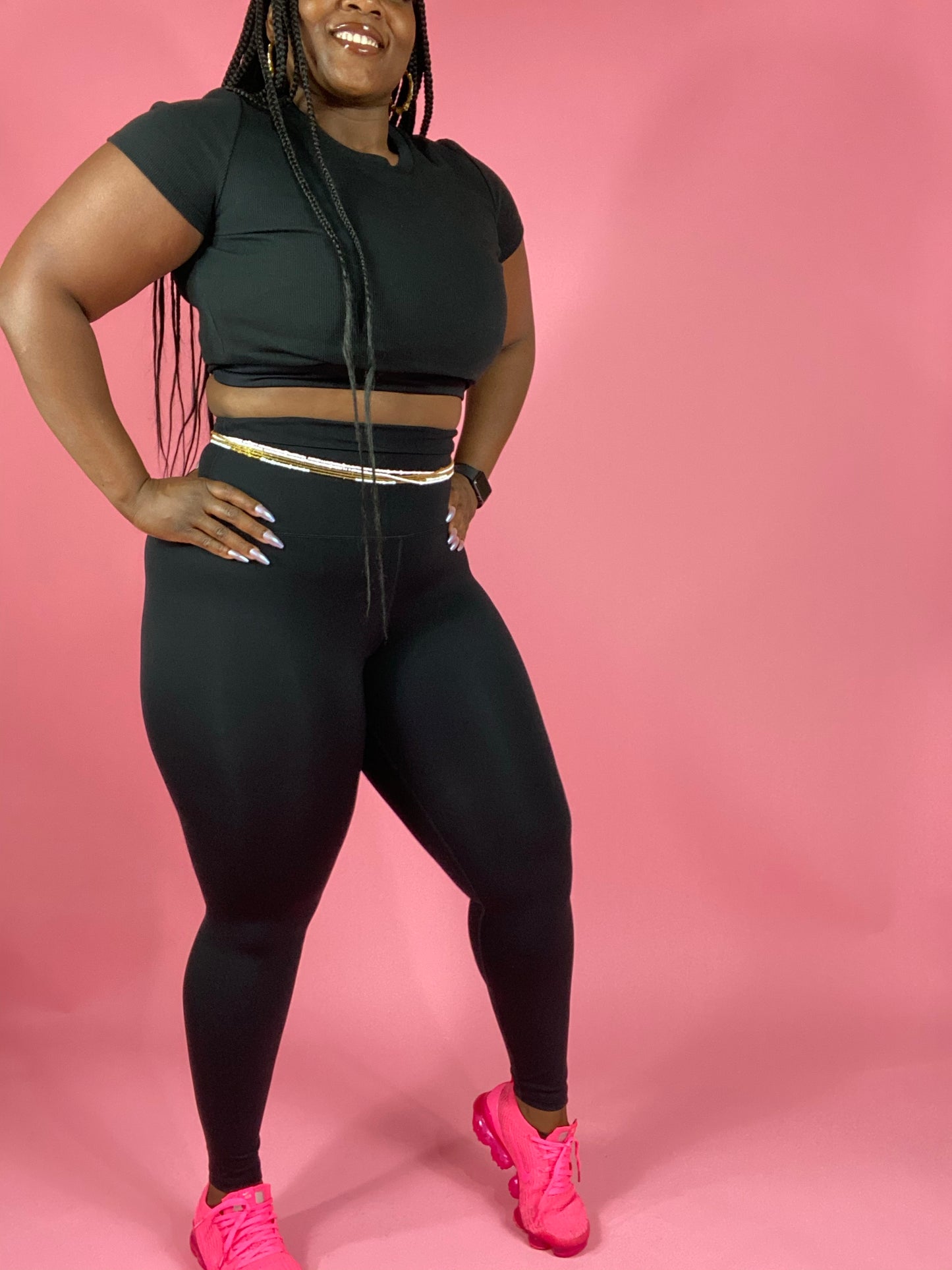 Super Black High Waist Leggings